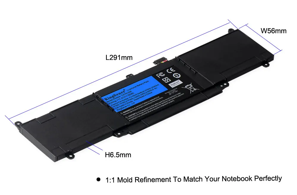 KingSener C31N1339 Аккумулятор для ноутбука Asus Zenbook UX303L UX303LN TP300L TP300LA TP300LJ Q302L Q302LA Q302LG C31N1339 50WH