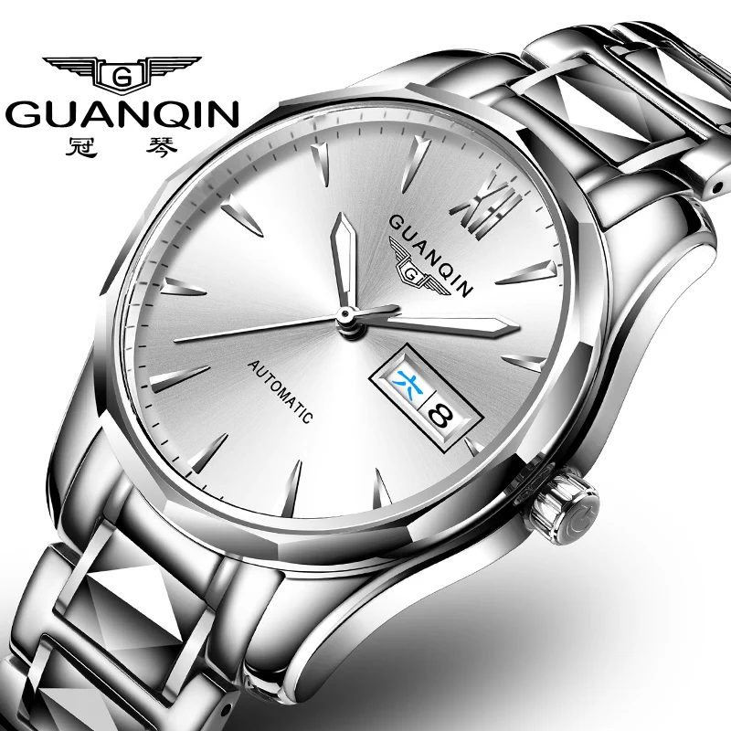 2020 Guanqin GJ16065 Women s fashion wristwatch new genuine waterproof and scratch proof double calendar