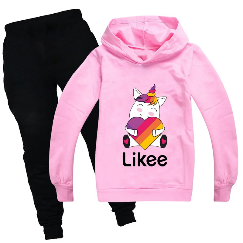 

Winter Clothes Sets Halloween for Kids Unicorn Hoodies Likee Cute Cartoon Tops+Pants Girls Sports Suit Childrens' Jacket