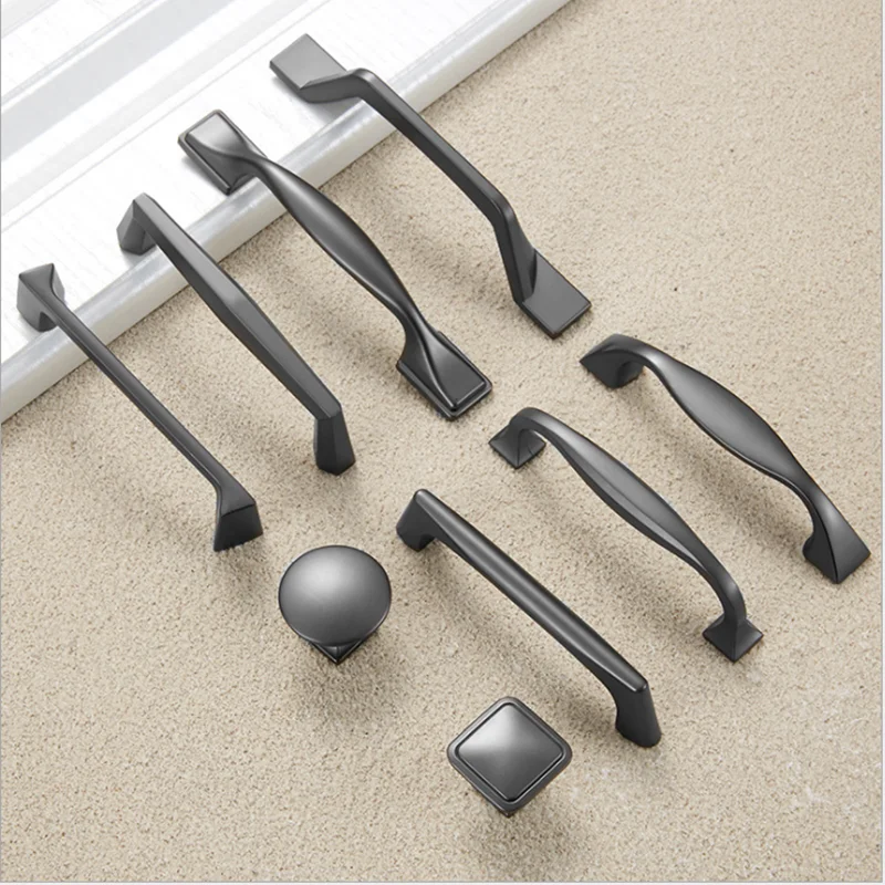 1 шт. ручки для шкафа жемчужно-серого цвета