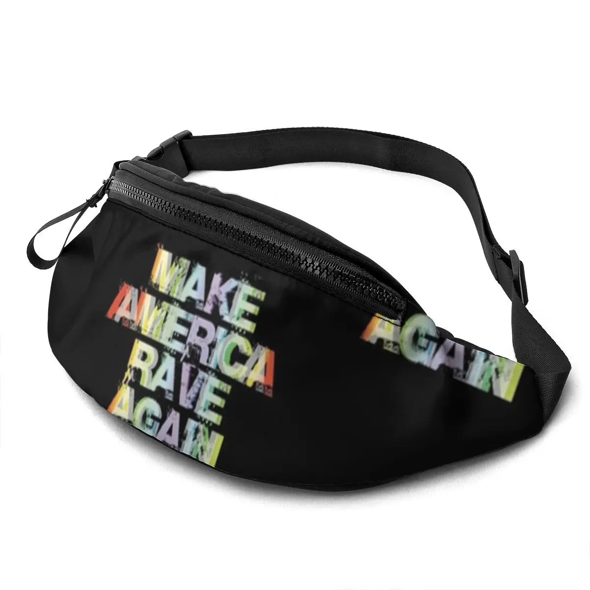 

Rave Waist Bag Jogging Ladies Waist Pack Polyester Print Bag