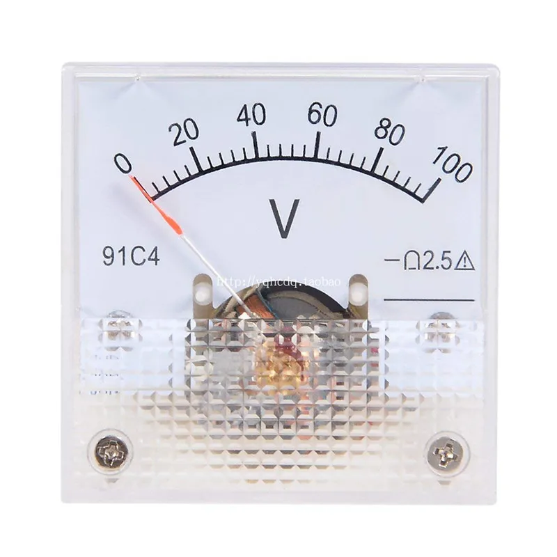 DC 3 5 V 10 15 20 30 50 100 150 250 Аналоговый Панель вольт Напряжение Вольтметр Манометр