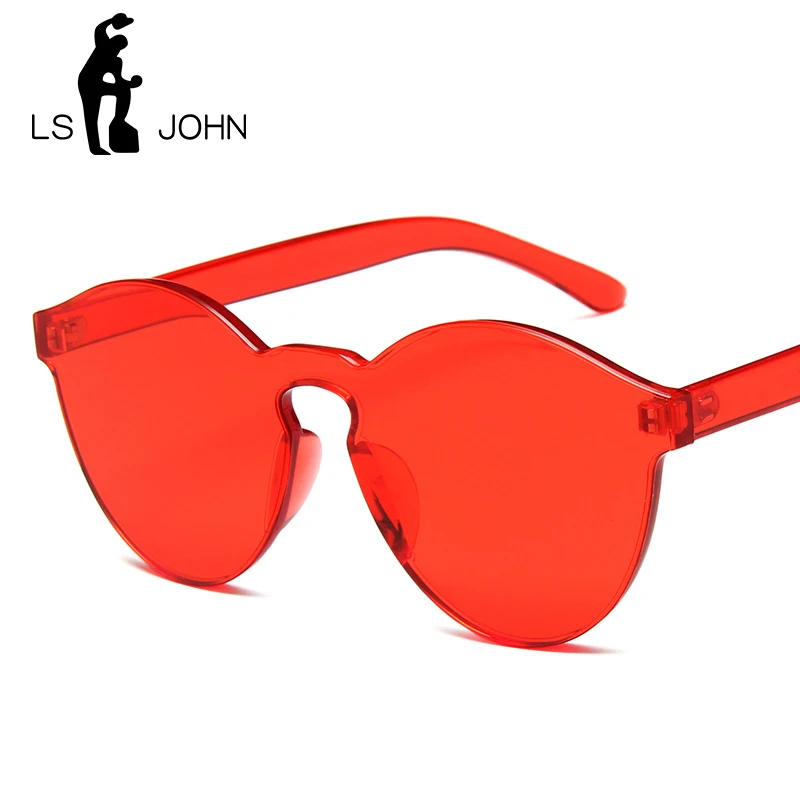 LS JOHN без оправы сексуальные Солнцезащитные очки женские брендовые дизайнерские