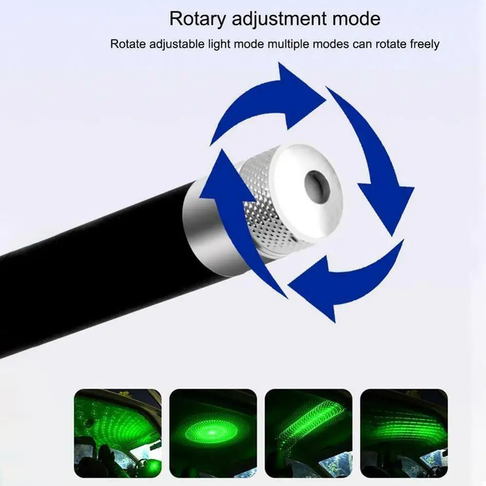 Новый светодиодный мини светильник для крыши автомобиля Звездный лазерный