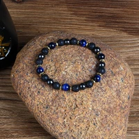 natural royal tiger eye beads bracelets men no magnetic hematite health protection balance bracelets women reiki healing jewelry