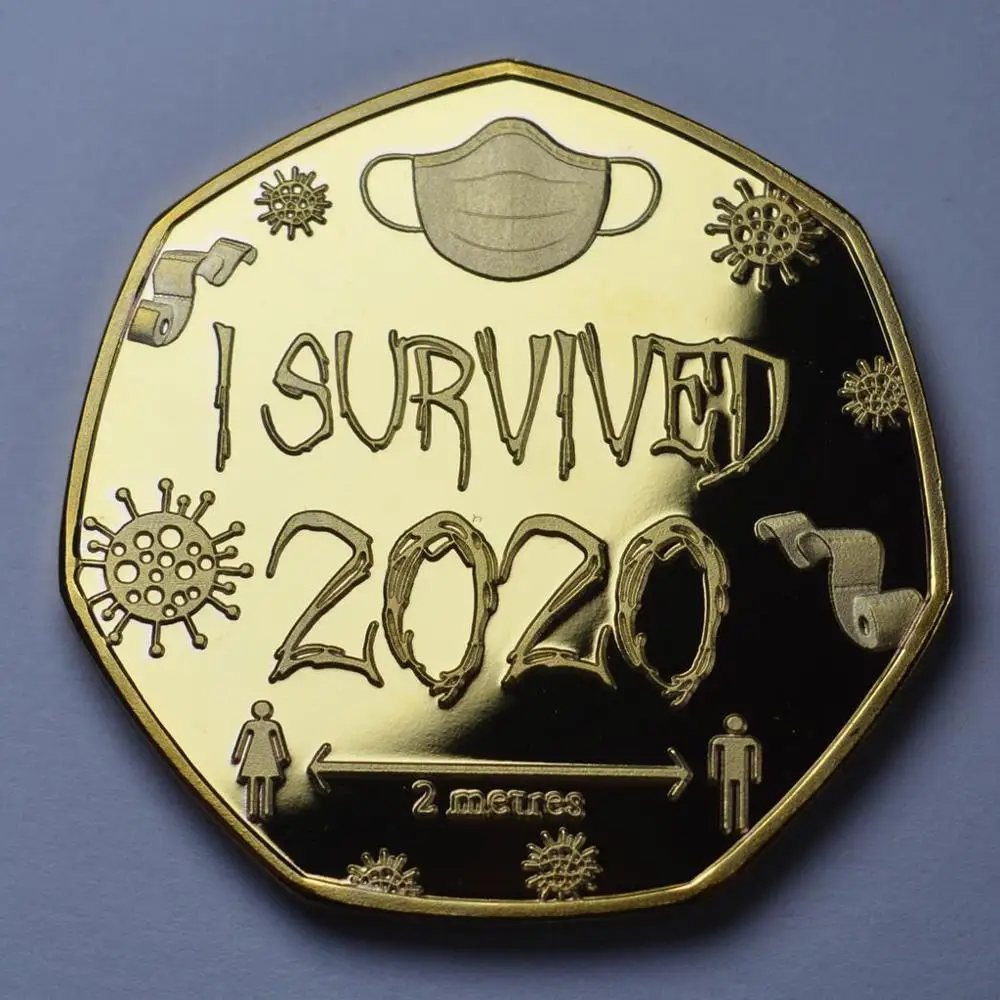 

I SURVIVED 2020 MEDAL Garbage Fire AND COMMEMORATIVE COLLECTORS. MEMENTO GIFT