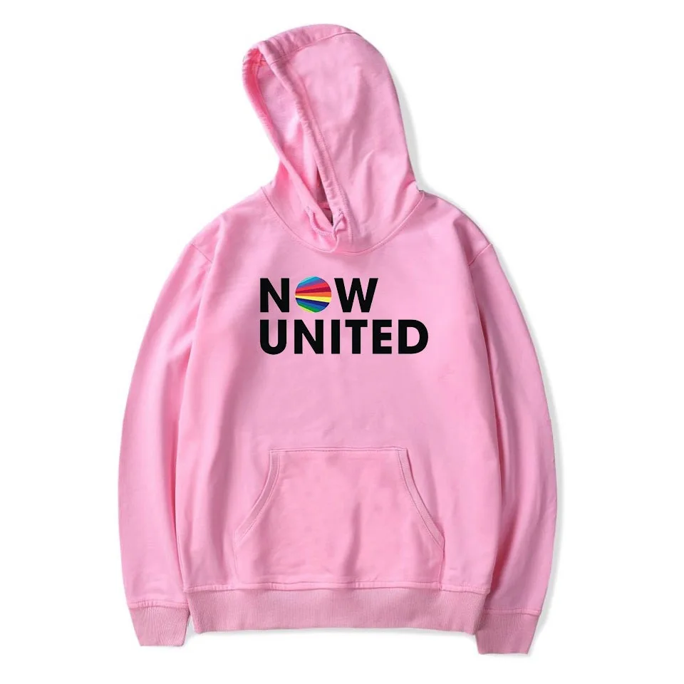 

2020 Now United - Better Album Hoodie Sweatshirts Men Women Better Now United Lyrics Pullover Unisex Harajuku Tracksui