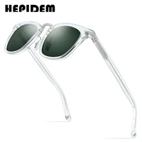 hepidem acetate polarized sunglasses 2020 new women high quality sunglass retro vintage square uv400 sun glasses for men 9126