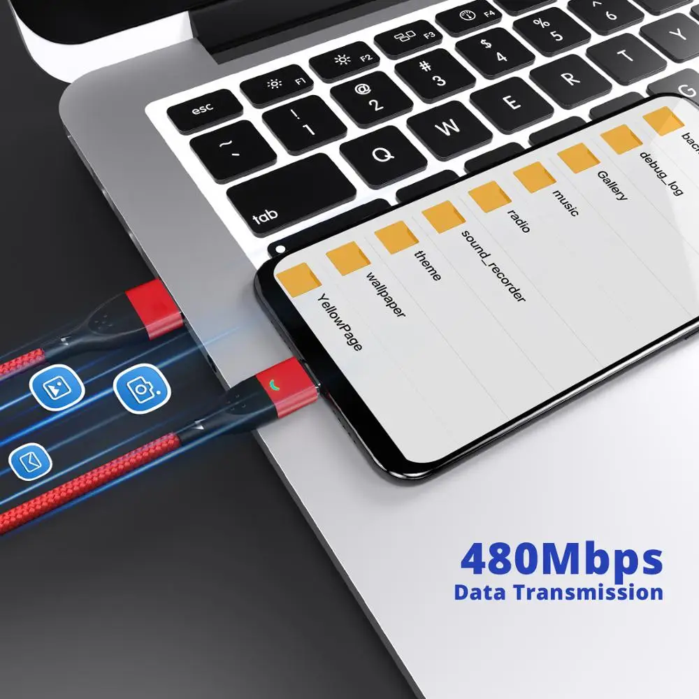 Магнитный кабель ANMONE usb-c Micro USB для Xiaomi Samsung Iphone мобильный телефон | Мобильные