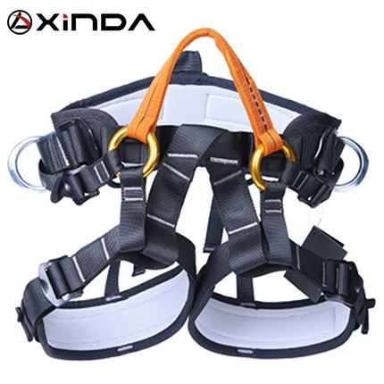 Orange XINDA Кемпинг Открытый скалолазание половина тела Колено Поддержка Пояс скалолазание дерево слинг воздуха спортивное оборудование Безопасность Защита XD-A9519 - Цвет: Orange