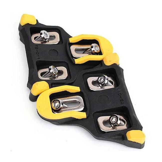 black yellow Велосипедная обувь шина группа cleats Горная дорога велосипед обувь самоблокирующиеся части оборудование для верховой езды аксессуары для педалей - Цвет: black yellow