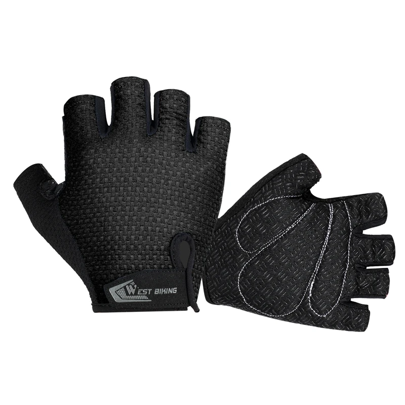 

New WEST BIKING Cycling Half Finger Glove Men Women Summer Sport Breathable Bicycle Gloves Guantes Ciclismo Road MTB Bike Gloves