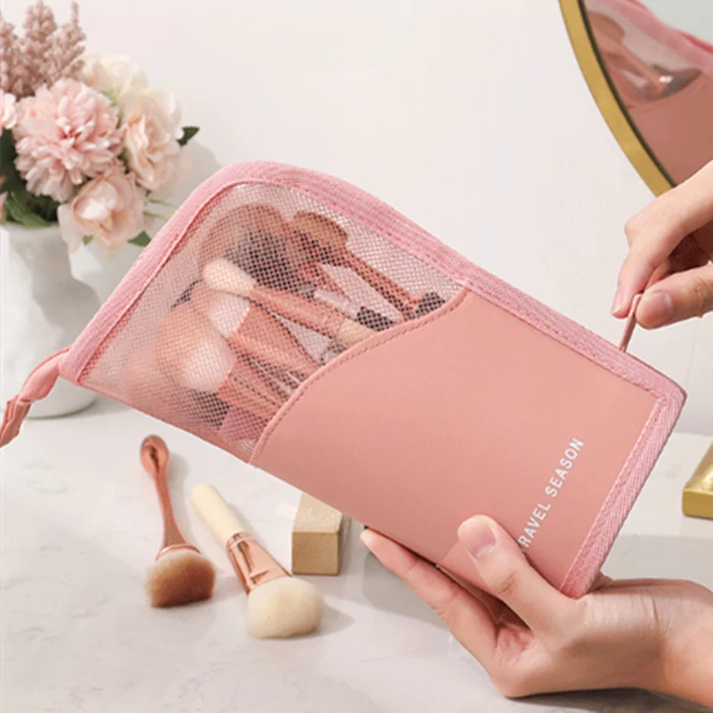 Сумка для косметики женская многофункциональная на молнии с отделением | Багаж и