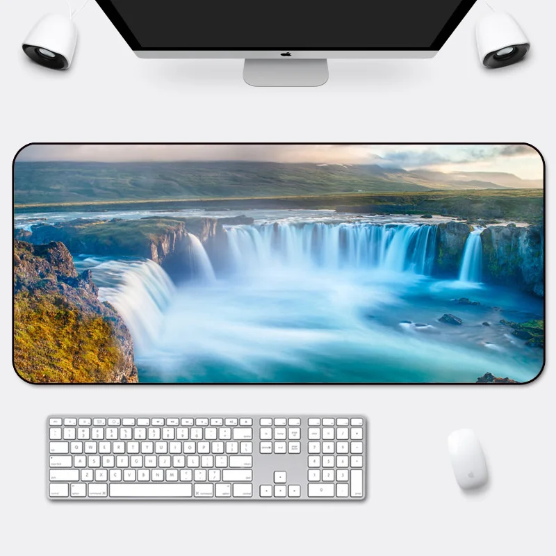 

Mouse pad large thickened landscape office lockside Internet cafe keyboard mouse pad lockside table pad