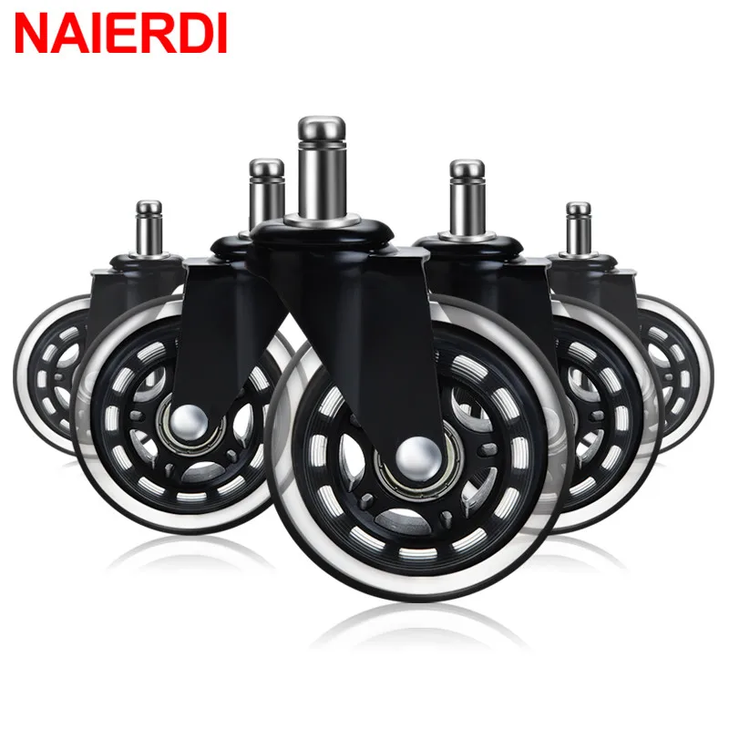 Caster Wheels Replacement 60kg Soft Safe Rollerblade Style C