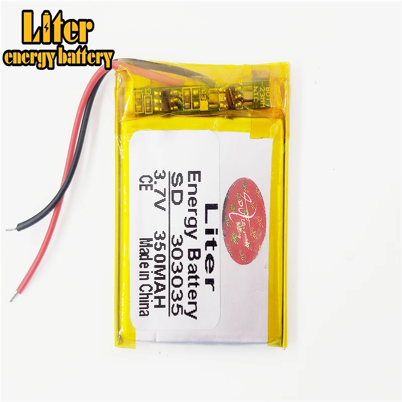 1/2/4 шт. Mp3 Mp4 MP5 плеер GPS Сменный аккумулятор для 3 7 v 350mah 303035 перезаряжаемый