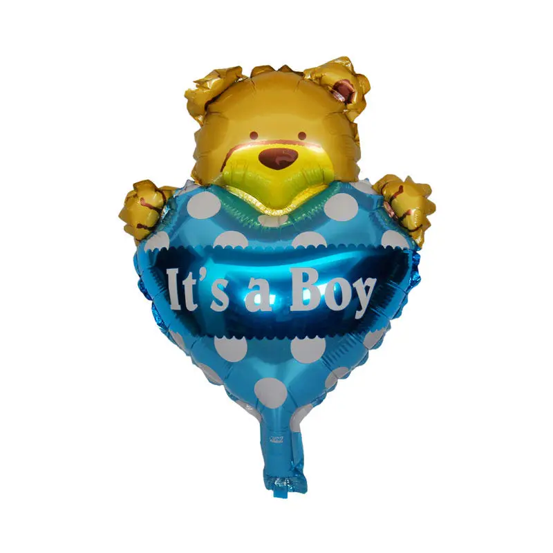 1 шт. миниатюрный мультяшный Мишка Тедди обезьяна фольгированный шар День