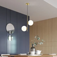 minsihause two color modern milky white ball chandelier 3146 creative round kitchen household e27 living room interior lighting