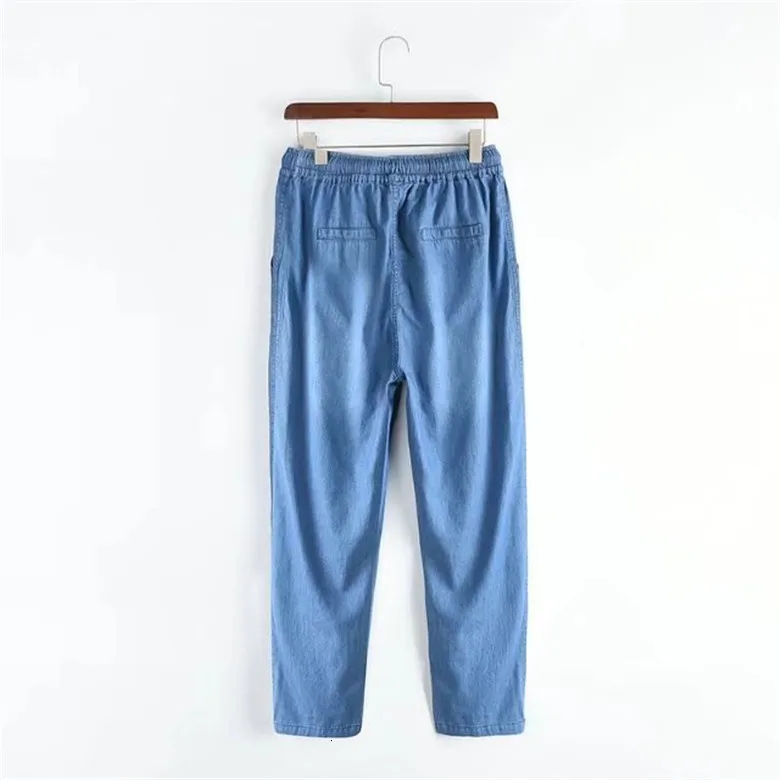 Весна Плюс Размер повседневные женские джинсы Broek тонкий стрейч Катон деним для