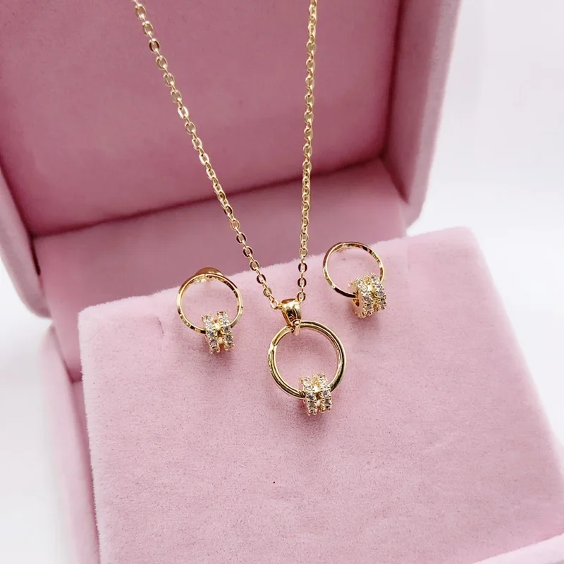 Vanifin модные ювелирные изделия простой круг цирконий круглый микро инкрустация