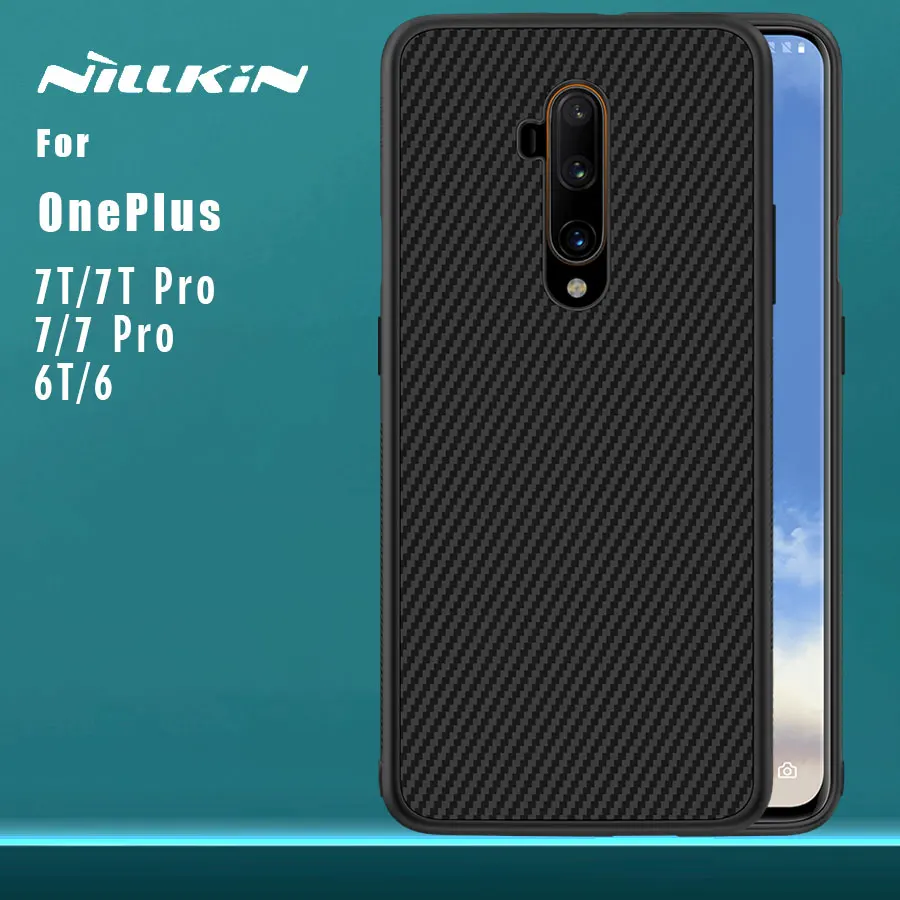 Чехол Nillkin для OnePlus 7T Pro 7 7Pro 6T 6 чехол из синтетического волокна задняя обложка