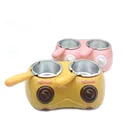 HOODAKANG 220 В Бытовая мини-машина для плавления шоколадного мыла с двумя конфорками для праздничных подарков