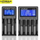 Liitokala Lii-PD2-PD4 LCD 3,7 V1,2 V3,2 V3,8 V NiMH 18650 18350 18500 21700 20700 зарядное устройство для литиевых батарей