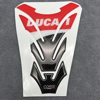 motorcycle sportbike fuel tank pad stickers 3d resin carbon decal for ducati superbike 1098 848evo 1198 monster 696 796 1100