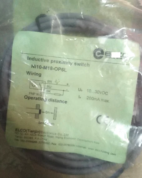 Трехпроводной переключатель M18 DC 12-24V PNP, нормально открытая фотография