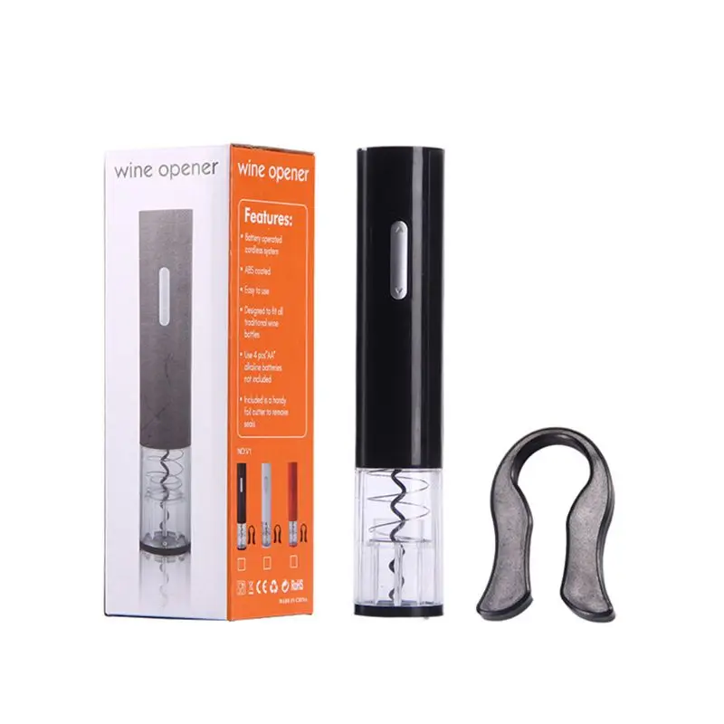 

Electric Wine Bottle Bar Opener Automatic Corkscrew Cordless Cutter Opening Kit
