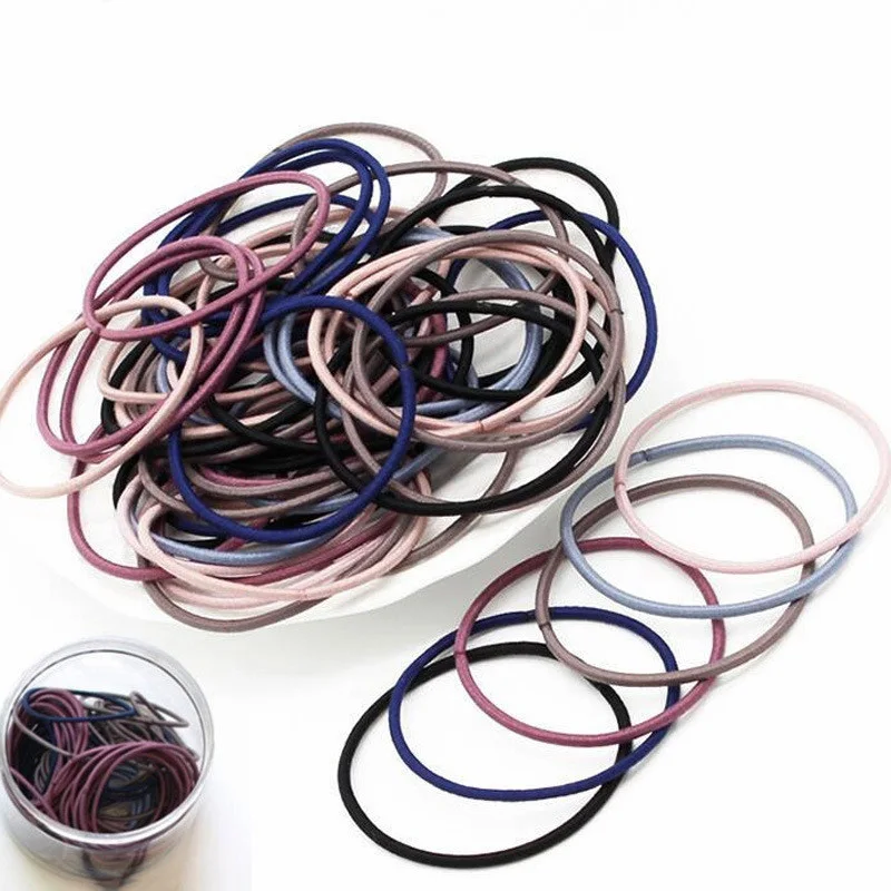 Резинки для волос конский хвост бесшовные резинки аксессуары укладки 100