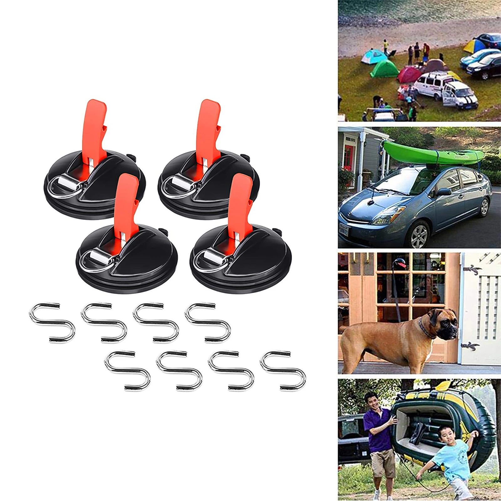 

Suction Cup Door Kitchen Window Glass Multifunctional Car Suction Cup Suction Type Car Tensioner S Hook Suction Cup Hook Holder