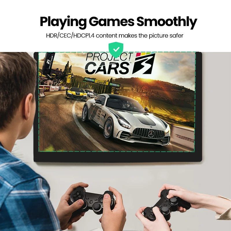 HDMI коммутатор UGREEN 3 в 1 сплиттер переключатель 4K для Xiaomi Mi Box 4k @ 30 Гц Nintendo Switch PS4 с ИК