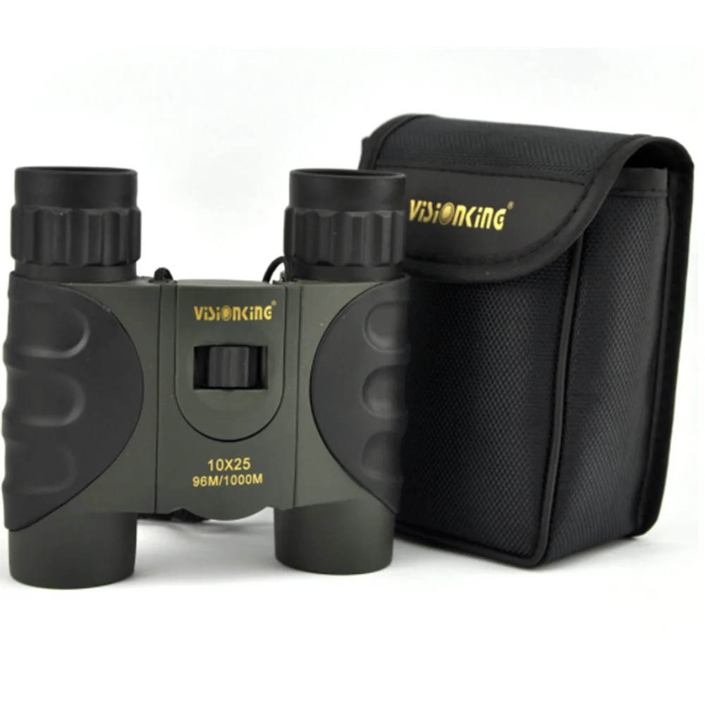 Бинокль VISIONKING 10x25мм HD высокая четкость туристический уличный телескоп|Телескоп и
