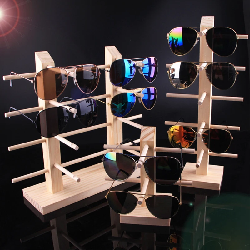 Подставка для очков из натурального дерева | Украшения и аксессуары