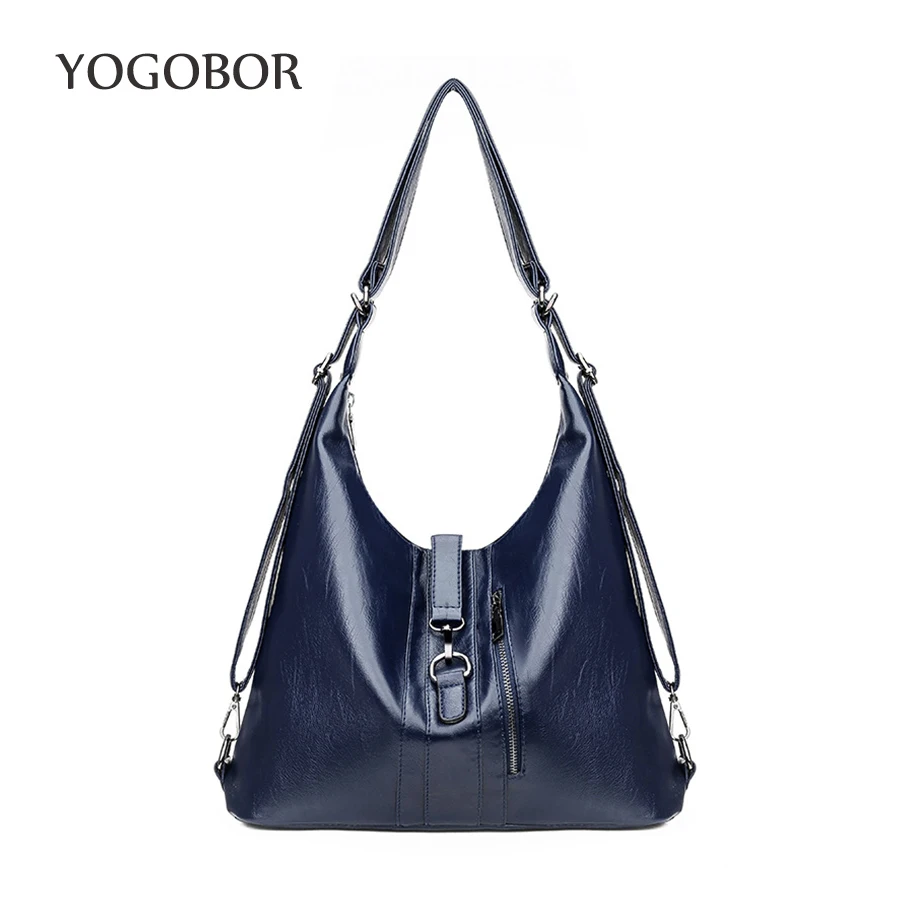 Сумка-хобо Женская на плечо винтажный вместительный саквояж