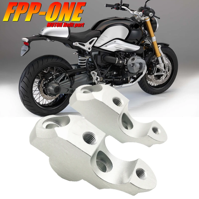 

FOR BMW R Nine T R9T 2014-2018 Motorcycle Accessories Handlebar Bar Riser Kit Moves 28mm Up 25mm Back