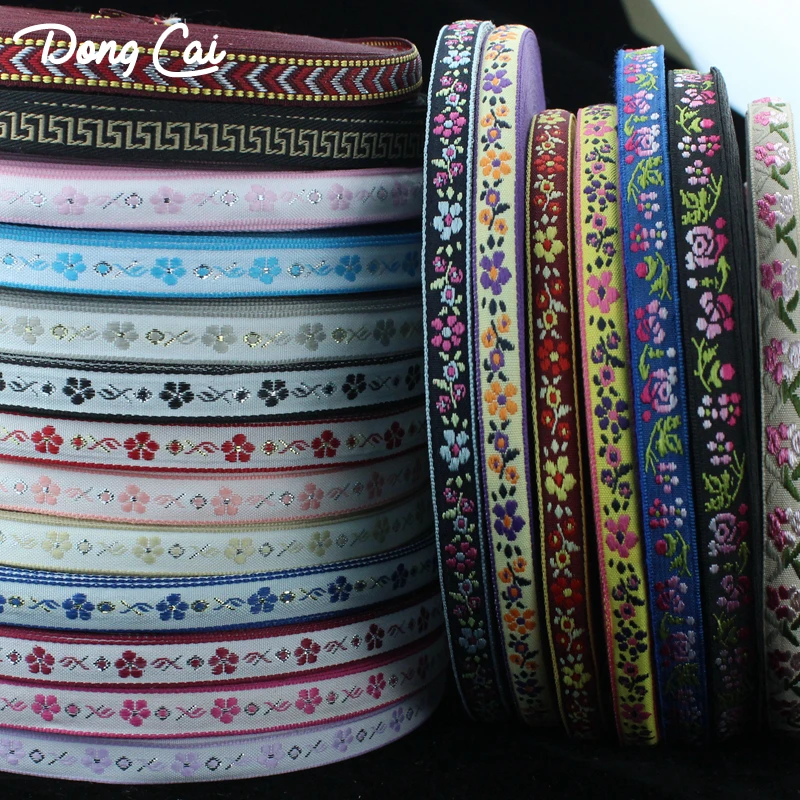 5 ярдов/партия Цветочная Красивая лента шириной 1 см | Дом и сад