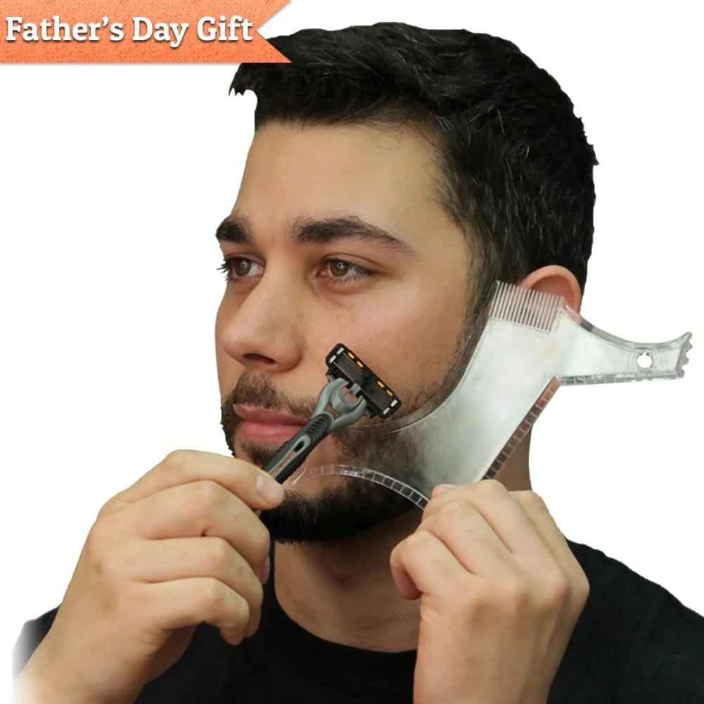 1 шт. горячая распродажа мужские двухсторонние усы формовочные расчески литые