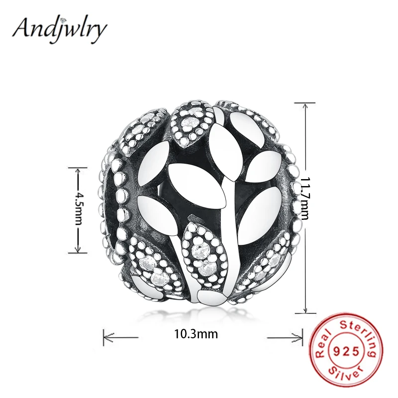 

Fit Original Pandora Charms Bracelet Sterling 925 Silver Openwork Family Tree Charm Beads Women DIY Jewelry Making Berloque