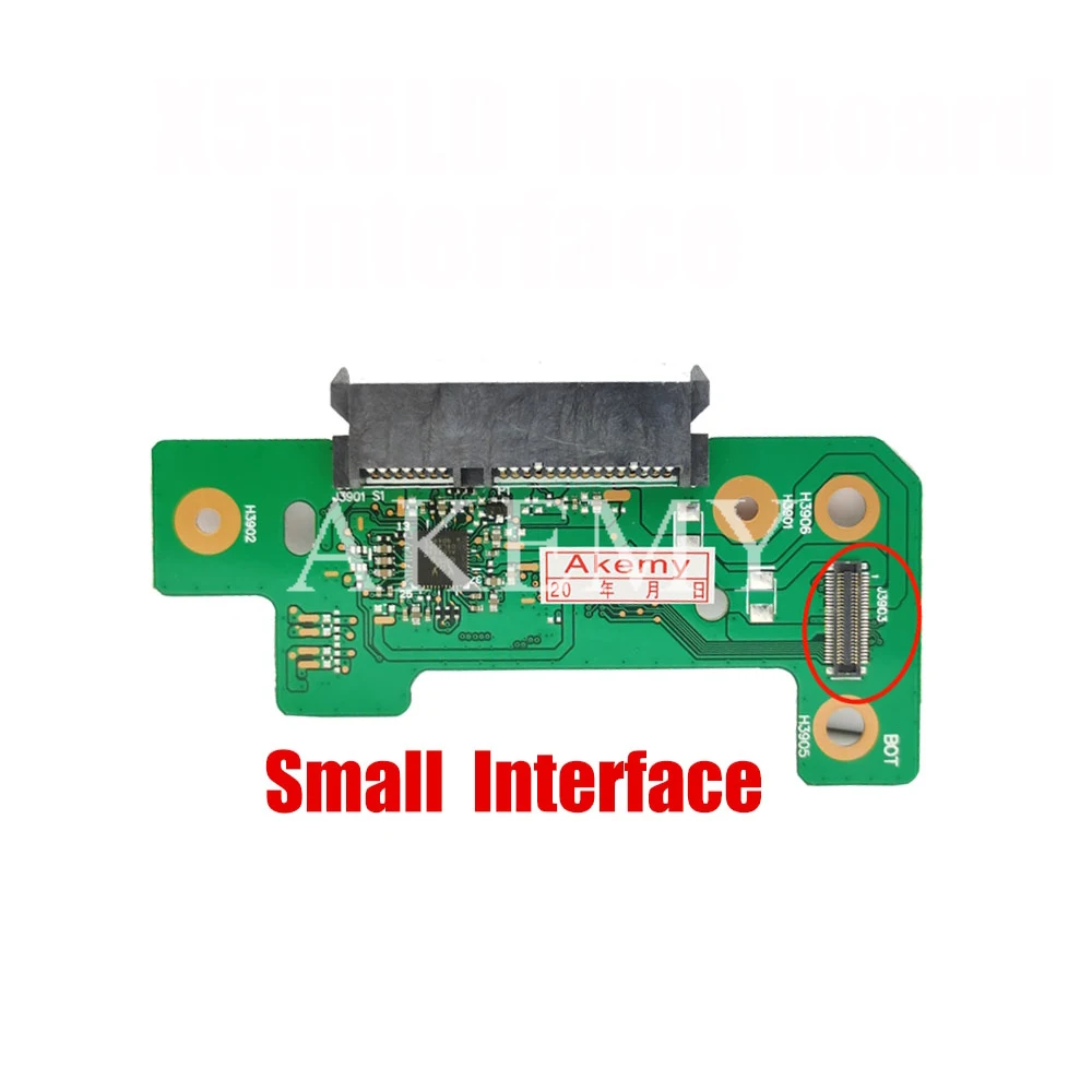 

X555SJ HDD плата для Asus X555S X555SJ A555S K555S на HDD и на материнской плате