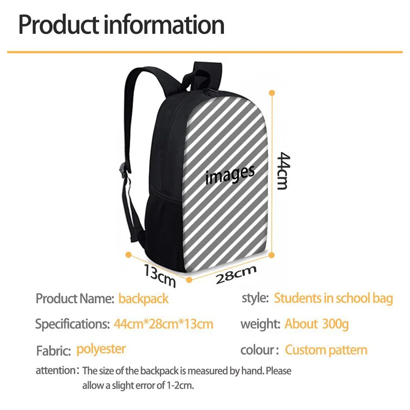 Cartoon Pitbull Printing Children Schoolbag Large Size Backpack for Teenager Boys and Girls Mochila Feminina Escolar Mochilas