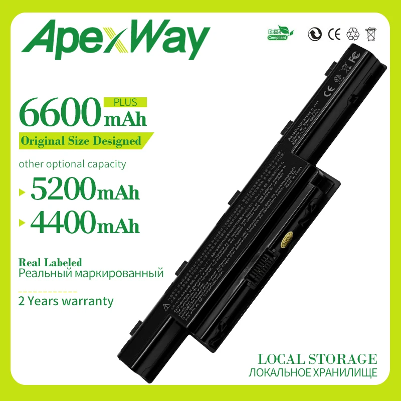 

Apexway 11.1v New Battery For Acer Aspire AS10D31 AS10D51 AS10D81 AS10D61 AS10D41 AS10D71 4741 5742G V3 E1 5750G 5741G as10g3e