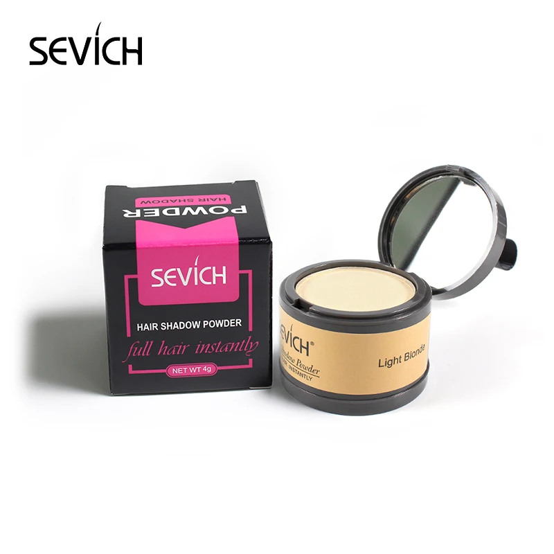 Light blonde Водостойкая пудра натурального цвета для коррекции линии роста волос, средство для создания тени и коррекции линии роста волос, консилер для волос, универсальное средство для моментального закрашивания корней - Цвет: Light blonde
