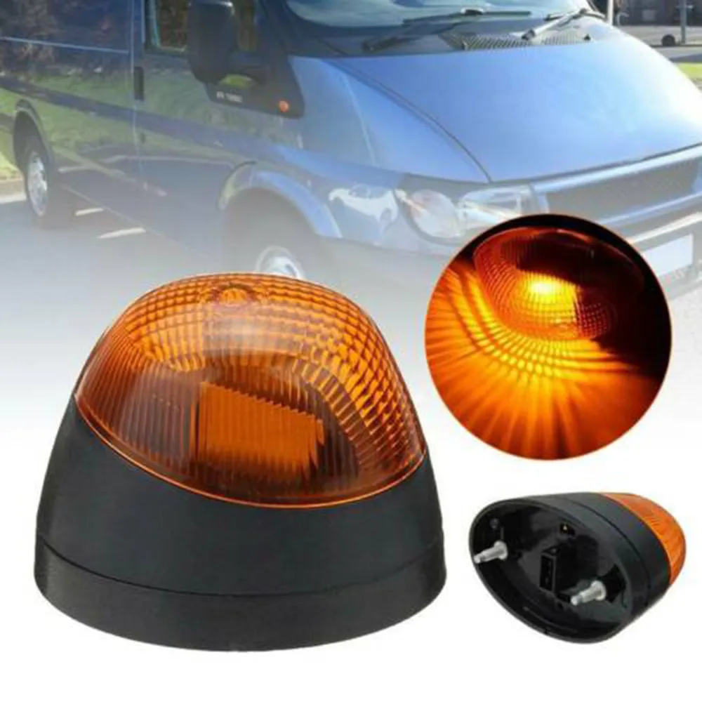 

2Pcs Car Front Right LED Side Marker Turn Signal Indicator Repeater Light Amber Lamps For Ford Transit Mk6 Mk7 2002-2013