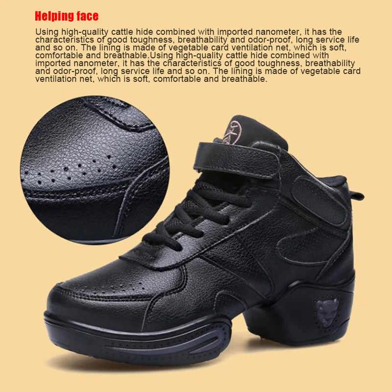 Популярные удобные женские модные кожаные современные танцевальные туфли с