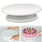 Подставка для вращающегося торта, Рабочая форма сделай сам, вращающаяся устойчивая противоскользящая круглая подставка для торта, кухонные инструменты для выпечки тортов