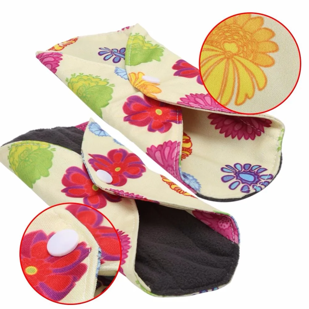 Менструальные прокладки многоразовые моющиеся гигиенические из бамбуковой