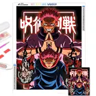 Алмазная живопись, японское аниме, Набор для вышивки крестиком ююютсу кайсен, алмазная вышивка, мозаичная картина, украшение для дома, рождественские подарки