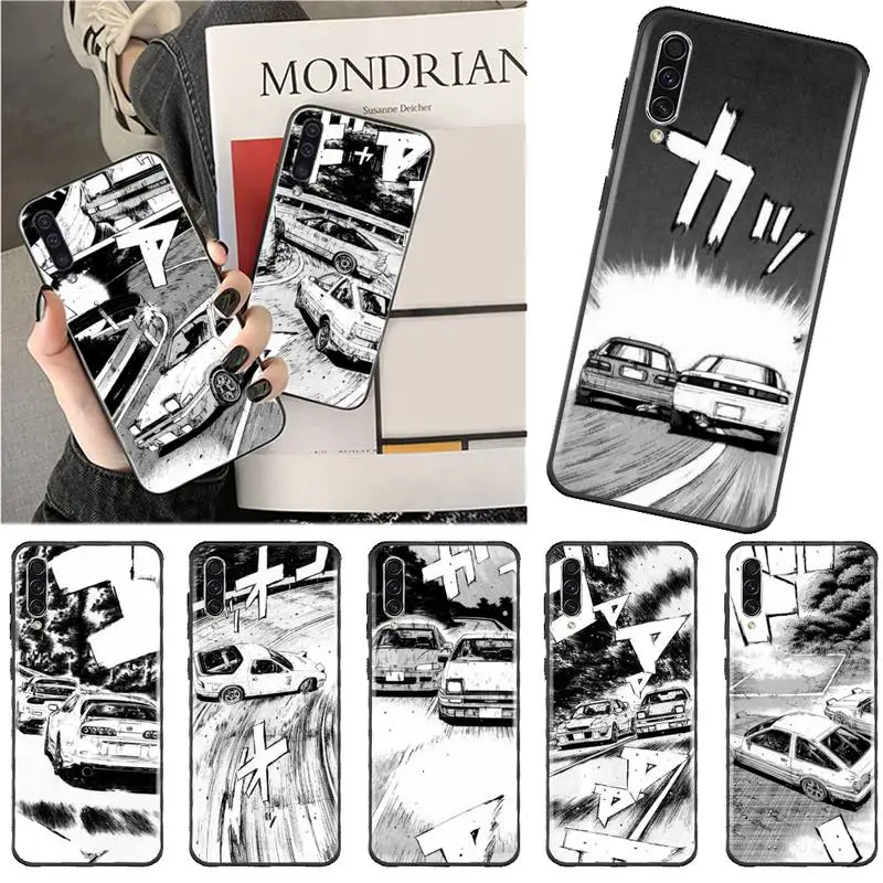 

Cartoon initial d JDM Drift Phone Case For Samsung A40 A50 A51 A71 A20E A20S S8 S9 S10 S20 Plus note 20 ultra 4G 5G